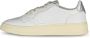 Autry Witte Leren Sneakers met Geperforeerde Inzetstukken Wit Dames - Thumbnail 1