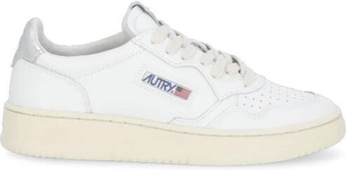 Autry Witte Leren Sneakers voor Vrouwen White Dames