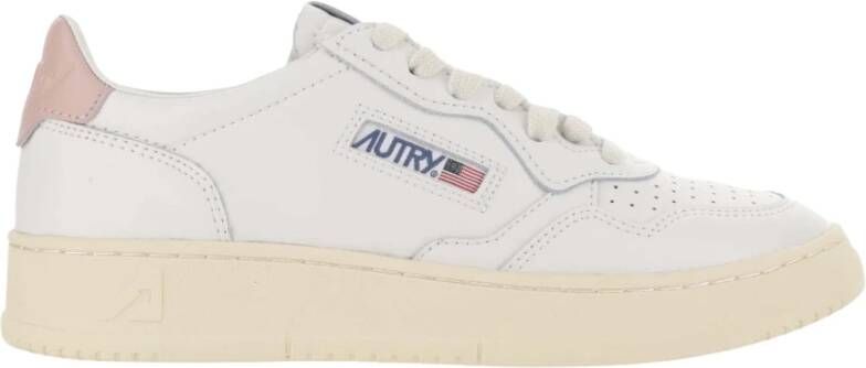 Autry Witte Leren Sneakers met Iconische Achterzak White Dames - Foto 6