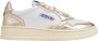 Autry Witte Platina Leren Sneakers Vintage-geïnspireerd Wit Dames - Thumbnail 40