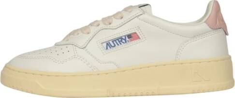 Autry Witte Leren Sneakers met Iconische Achterzak White Dames - Foto 15