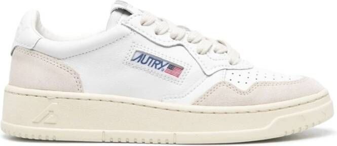 Autry Medalist sneaker van leer met suède details