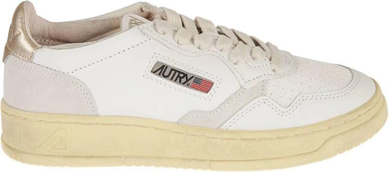 Autry Lage leren sneakers White Dames