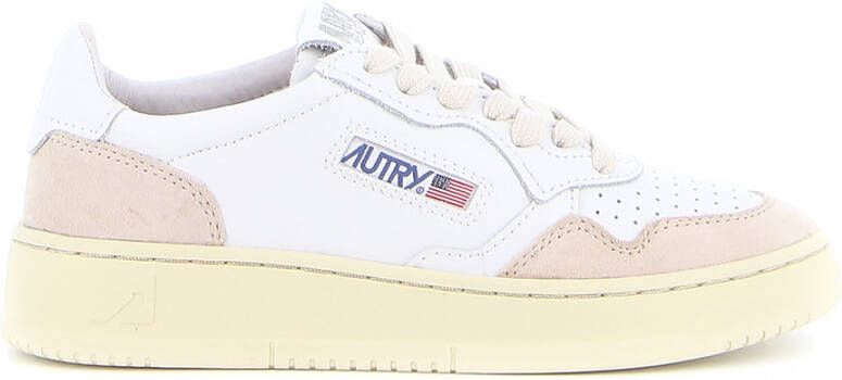 Autry Medalist sneaker van leer met suède details