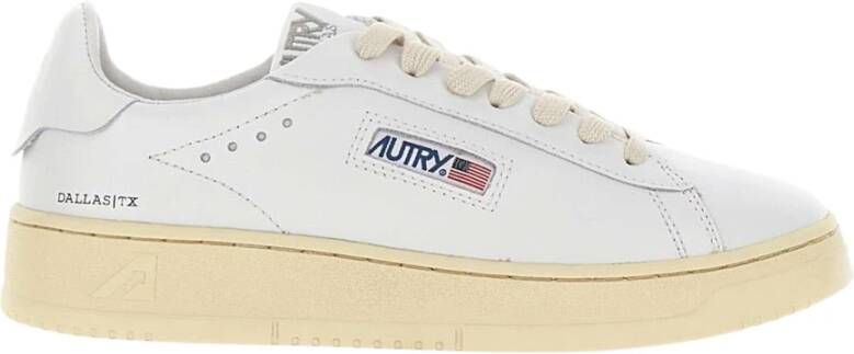 Autry Low-Top Sneakers Classic White Dallas Leather Sneakers in wit - Foto 5