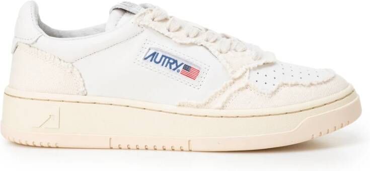 Autry Sneakers met paneeldesign en distressed effect Wit - Foto 6