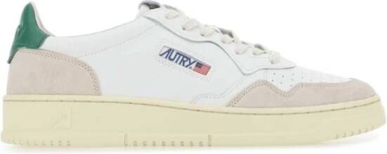 Alexander mcqueen Low-Top Sneakers White Oversized Leather Sneakers in wit