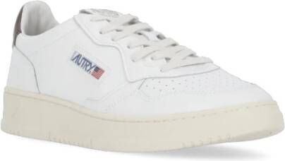 Autry Witte Lage Sneakers van Leer voor Mannen White Heren