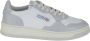 Autry Witte Blauwe Herensneakers AW23 Lage Sneakers Witte Lage Sneakers White - Thumbnail 3