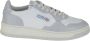 Autry Witte en Lichtblauwe Leren Sneakers voor Heren White Heren - Thumbnail 3