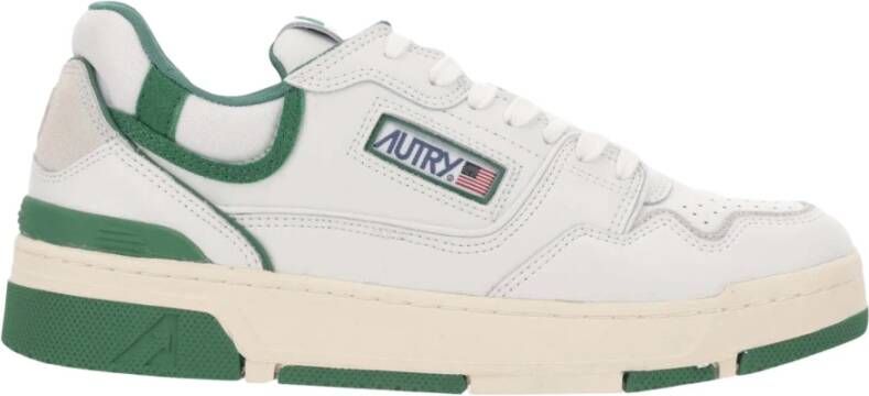 Autry Leren Sneakers met TPU Details en Suede Inzetstukken Multicolor Heren