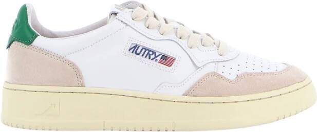 Alexander mcqueen Low-Top Sneakers White Oversized Leather Sneakers in wit