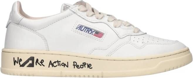 Autry Witte Sneakers White Heren