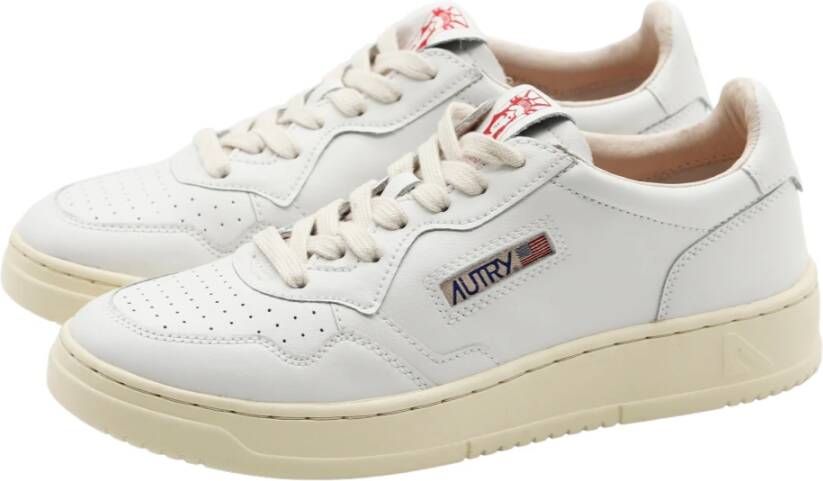 Autry Witte Leren Liberty Sneakers White Heren