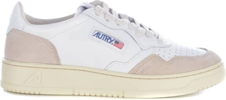 Autry Medalist sneaker van leer met suède details