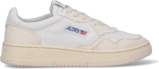 Autry Sneakers met paneeldesign en distressed effect Wit - Foto 14