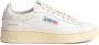 Autry Leren Sneakers Ronde Neus Veters Logo White Dames - Thumbnail 1