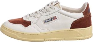 Autry Medalist Low sneaker van leer met suède details