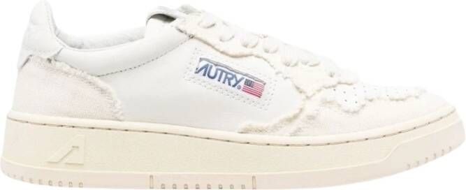 Autry Sneakers met paneeldesign en distressed effect Wit - Foto 8
