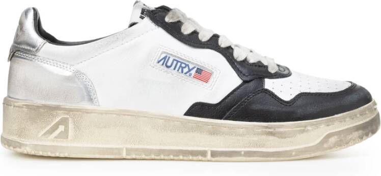 Autry Vintage lage sneakers met handgemaakte details Multicolor Heren