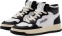 Autry Vintage-geïnspireerde hoge veterschoenen Black - Thumbnail 1