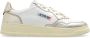 Autry Witte Platina Leren Sneakers Vintage-geïnspireerd Wit Dames - Thumbnail 18