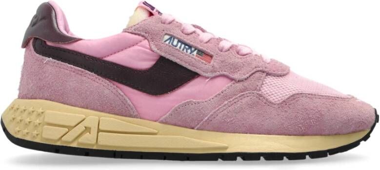 Autry Low-Top Sneakers Reelwind Low-Profile Sneakers in roze