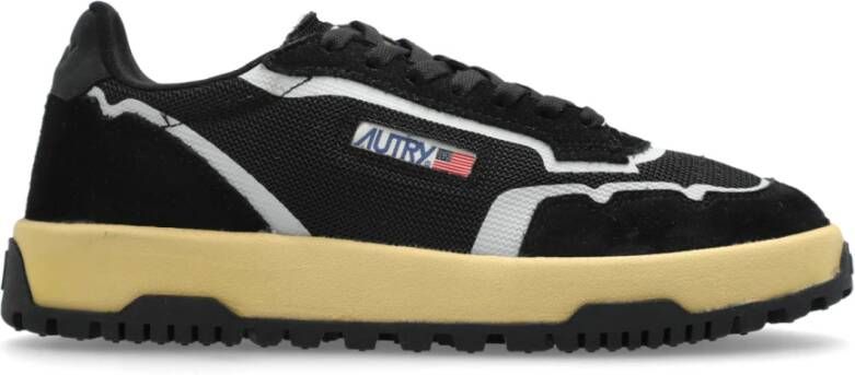 Autry Zwarte Damessneakers Stijlvol Comfortabel