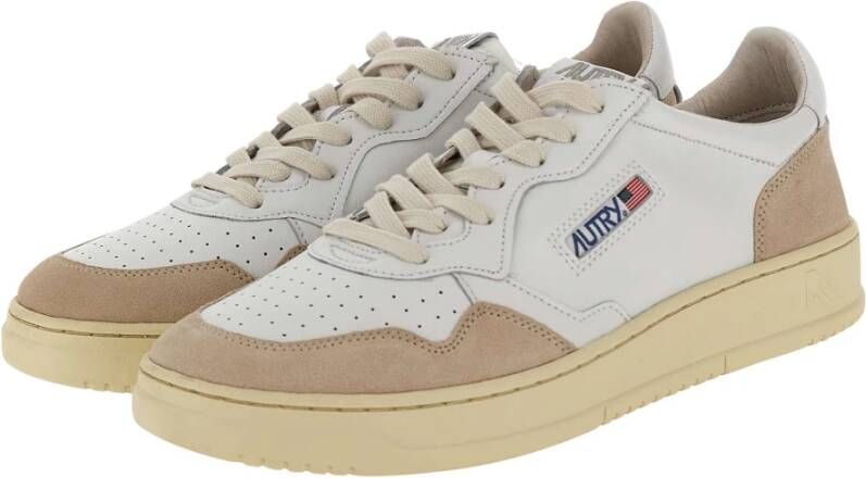 Autry Medalist sneaker van leer met suède details