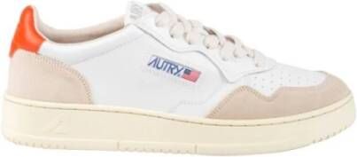 Autry Witte Leren Medalist Lage Sneakers White Heren