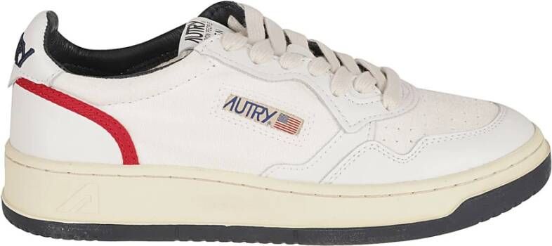 Autry Stijlvolle Lage Herensneakers Beige Heren