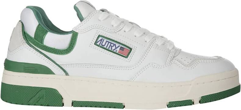 Autry Leren Sneakers met TPU Details en Suede Inzetstukken Multicolor Heren