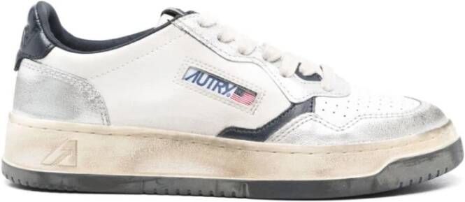 Autry Stijlvolle Leren Sneakers in Nf07 Kleur White Dames