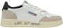 Autry Stijlvolle leren sneakers met gewatteerde kraag - Thumbnail 1