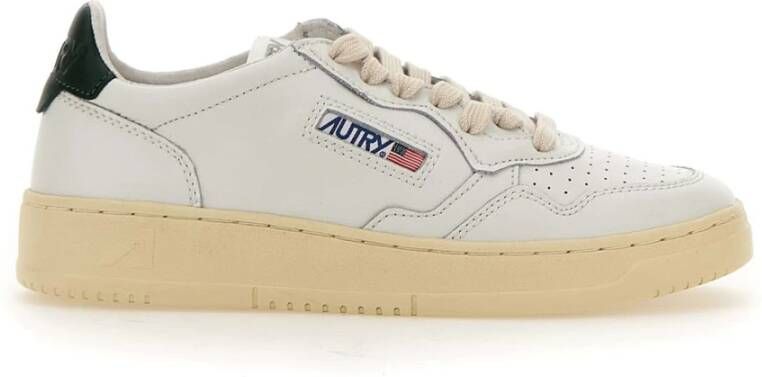 Autry Vintage 1980s Medalist Lage Sneakers White Heren