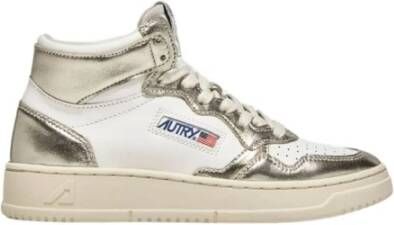 Autry Stijlvolle Medalist Mid Sneakers White Dames
