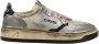 Autry Vintage Zilver Wit Leren Sneakers Multicolor Heren - Thumbnail 9