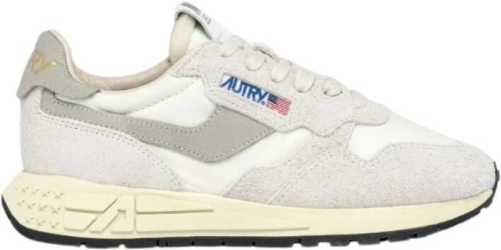 Autry Reelwind Sneakers Vintage-geïnspireerde Prestatieschoenen Beige Heren