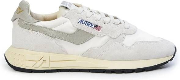 Autry Reelwind Sneakers Vintage-geïnspireerde Prestatieschoenen Beige