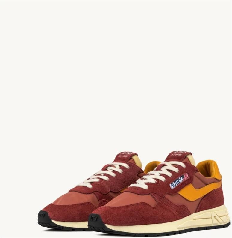 Autry Stijlvolle Sneakers voor Mannen Brown Heren