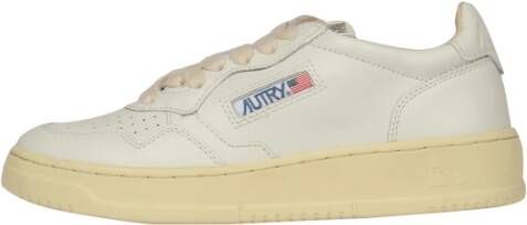 Autry Witte sneakers met geverfde zool voor vrouwen White Dames