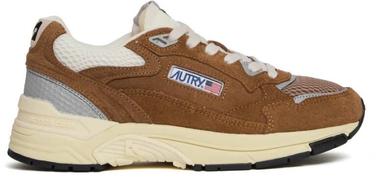 Autry Bruine Sneakers Stijlvolle Casual Kleding