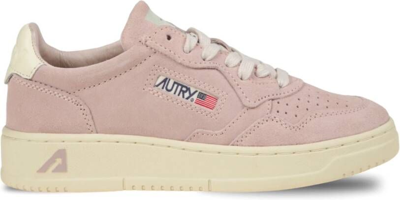Autry Suède Sneakers met Voor Microgaten