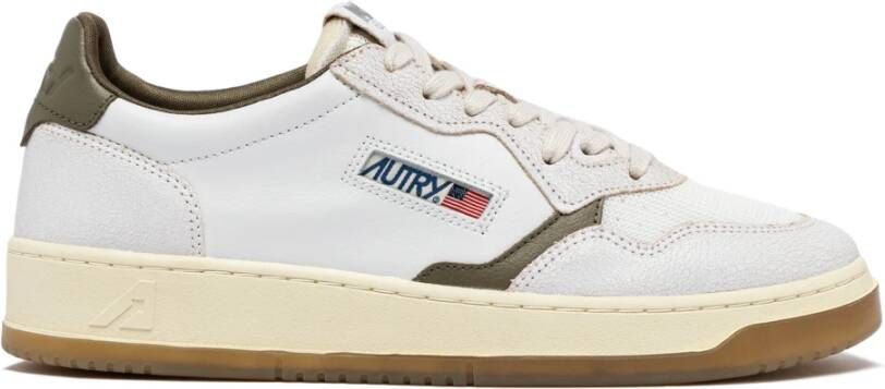 Autry Tennis sneakers van gebarsten leer