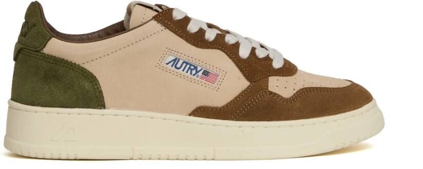 Autry Lage Sneakers Medalist Low M Tricolor Caper Suede Land