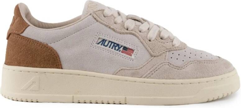 Autry Tricolor Suède Sneakers voor vrouwen Multicolor Dames