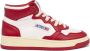 Autry Sneakers van twee kleuren leer Rood Dames - Thumbnail 1