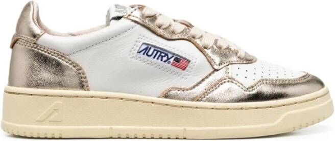 Autry Veters logo patch sneakers White Dames