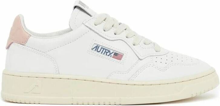 Autry Vintage 1980s Stijl Lage Sneakers White Dames