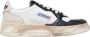 Autry Vintage Donkergrijs Blauw Leren Sneakers - Thumbnail 1